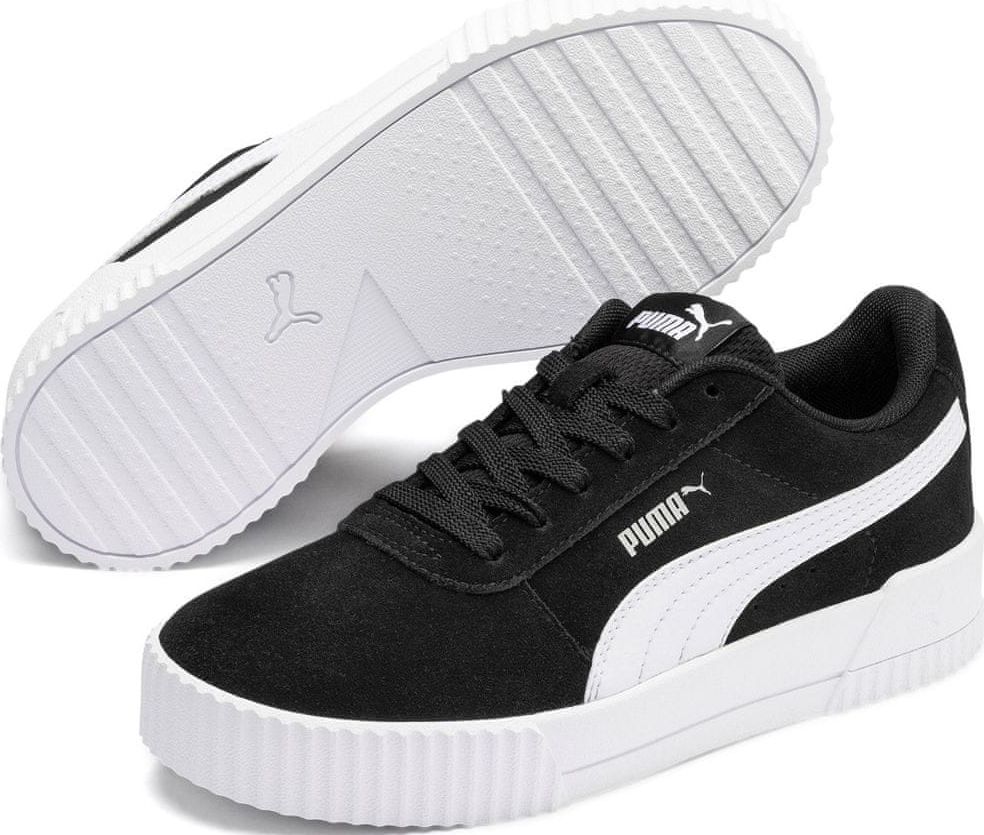 Puma Carina Jr Black-White 39 - obrázek 1
