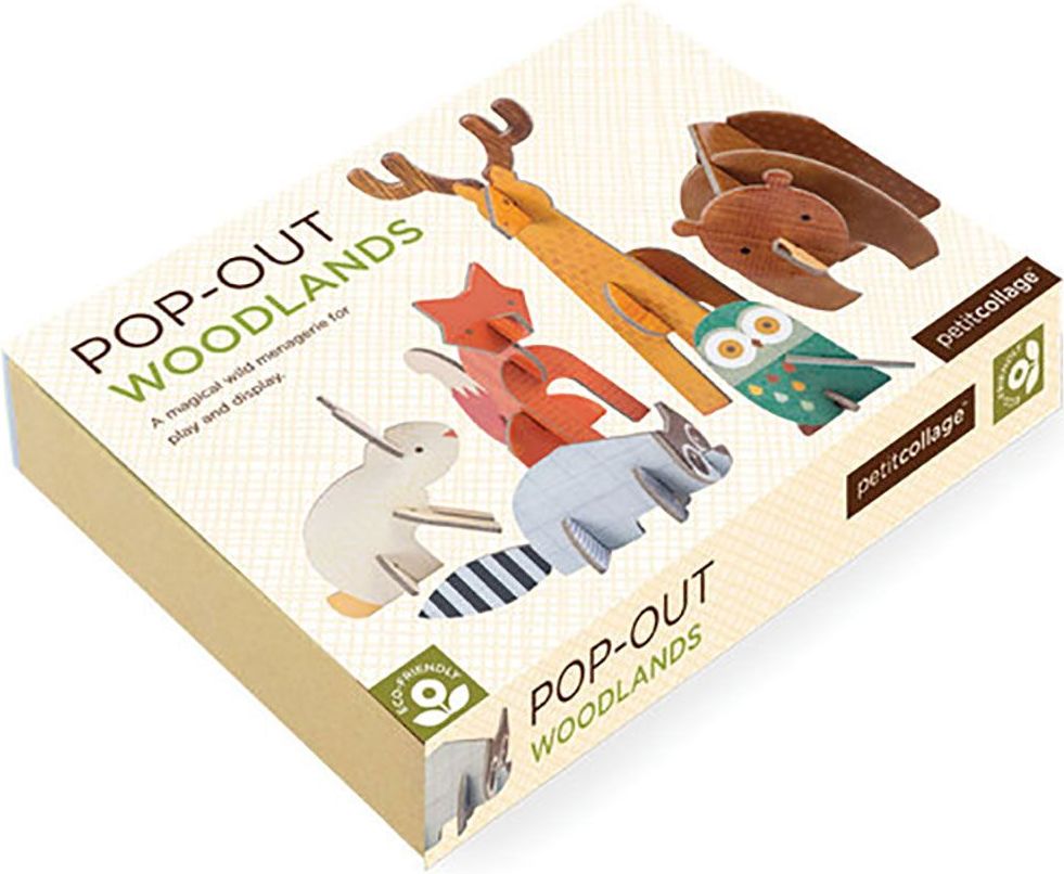 Petitcollage 3D puzzle Lesní zvířátka - obrázek 2