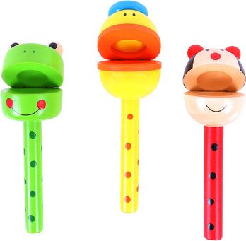 Bigjigs Toys Kaskaněty na tyčce zvířátka 1ks - obrázek 1