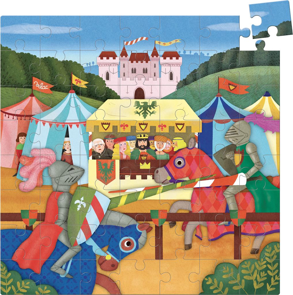 Vilac Puzzle rytířský turnaj 56 dílků - obrázek 2