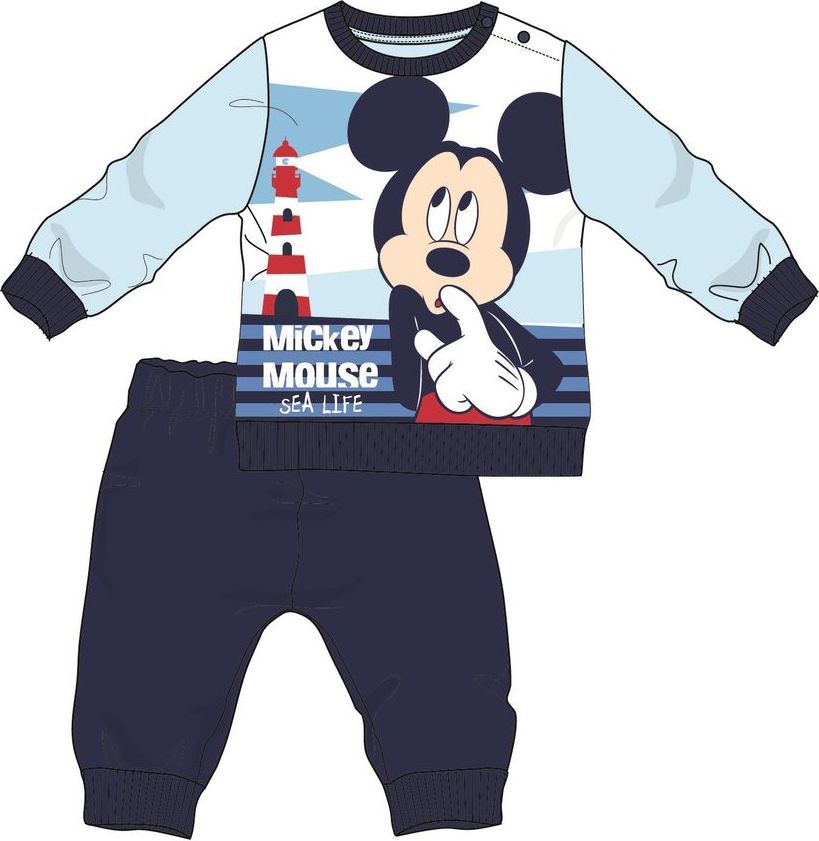 Disney by Arnetta chlapecké pyžamo Mickey Mouse 68 tmavě modrá - obrázek 1