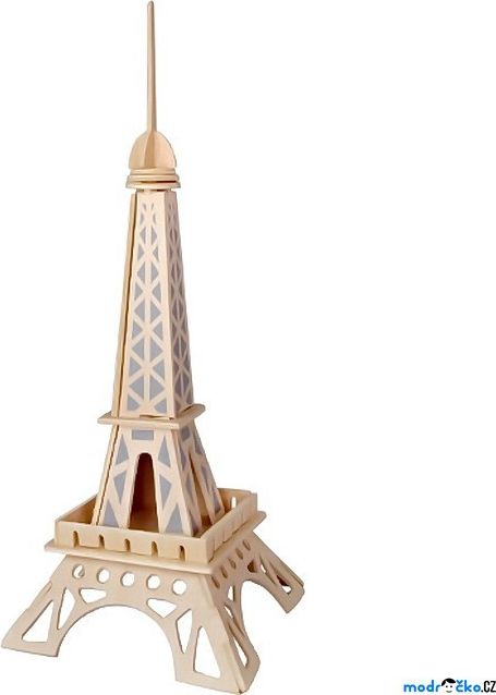3D Puzzle přírodní - Eiffelova věž menší - obrázek 1