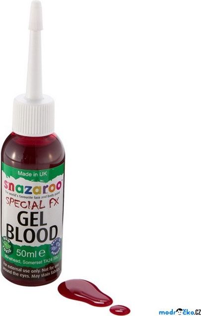 Snazaroo - Krev umělá 50ml, Tekutý gel tmavší - obrázek 1