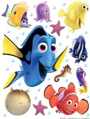 AG DESIGN GROUP Maxi nálepka na zeď Hledá se Nemo 05 AGFD1705 65x85 cm - obrázek 1