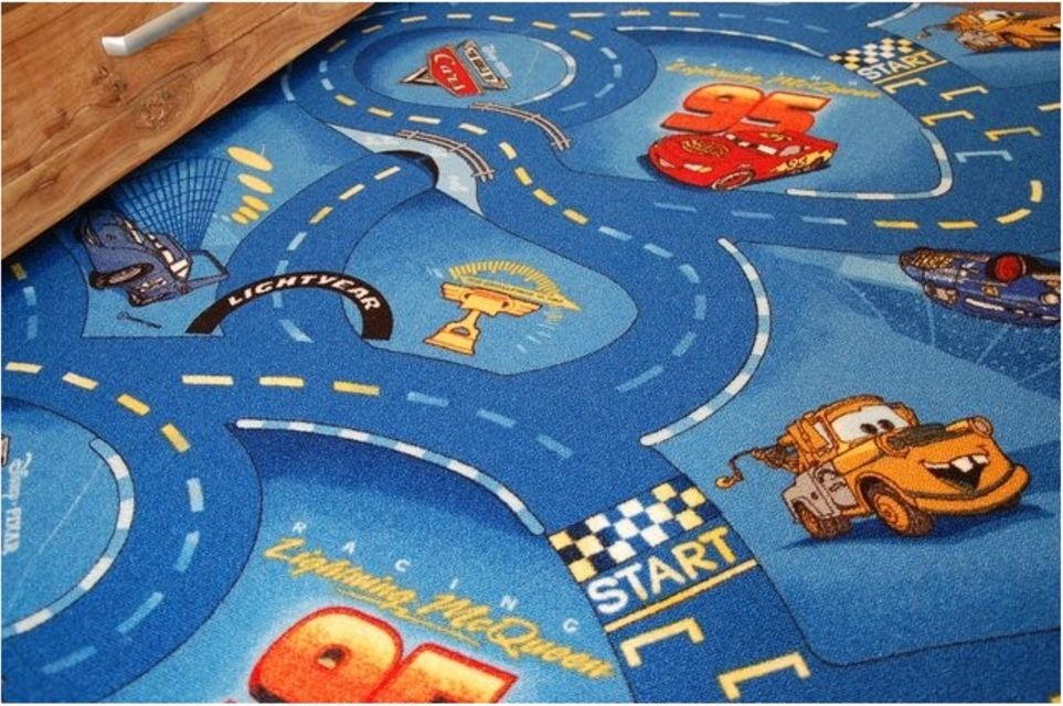 Koberec Ourbaby Cars 7703-0 200x300 cm modrá - obrázek 2