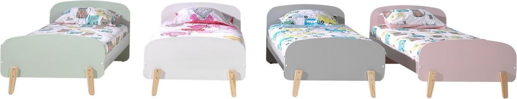 Dětská postel VIPACK FURNITURE Kiddy bílá 200x90 cm - obrázek 6