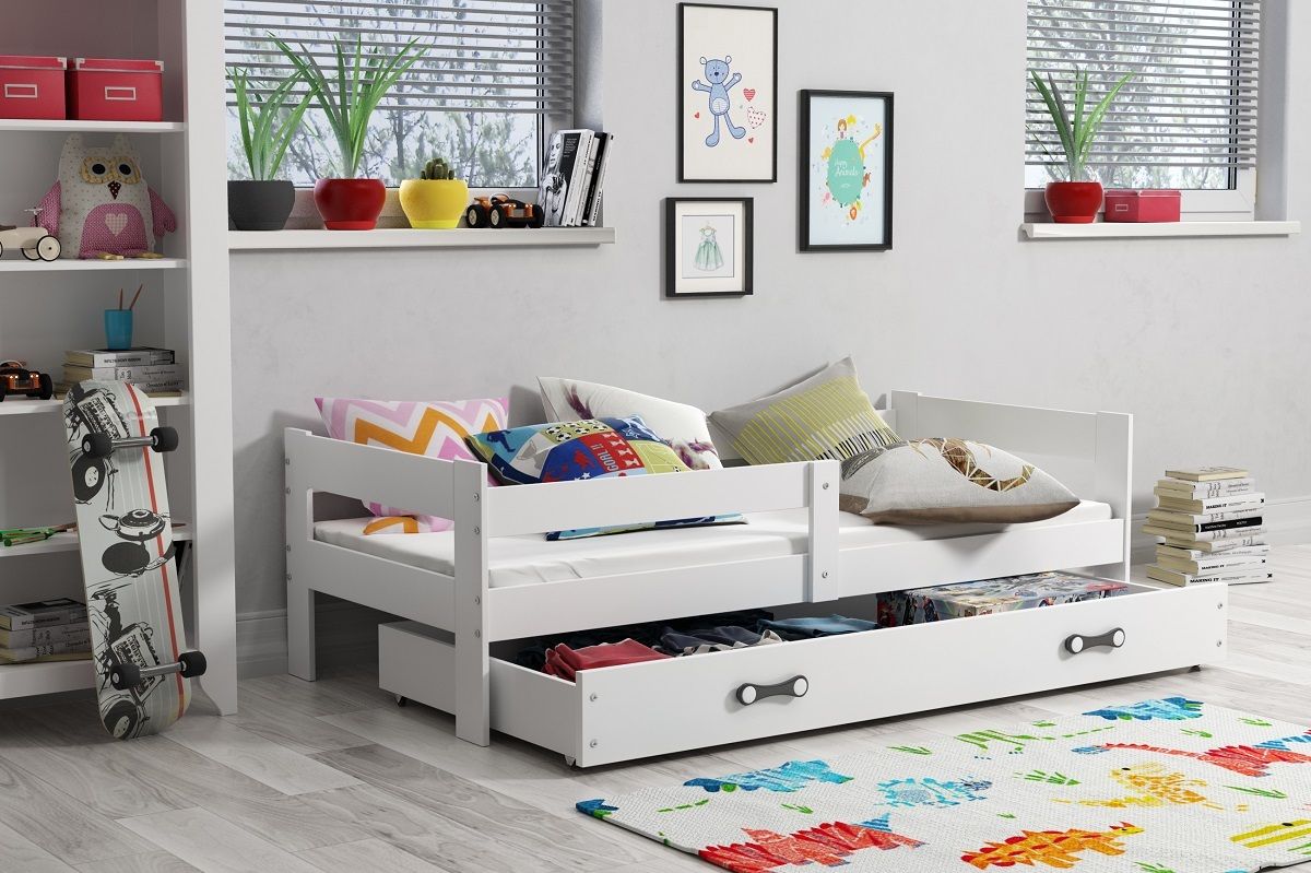 Dětská postel Ourbaby Hugo bílá 160x80 cm - obrázek 1