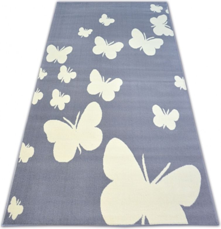Koberec Ourbaby Butterfly 23694-0 120x160 cm šedá - obrázek 1