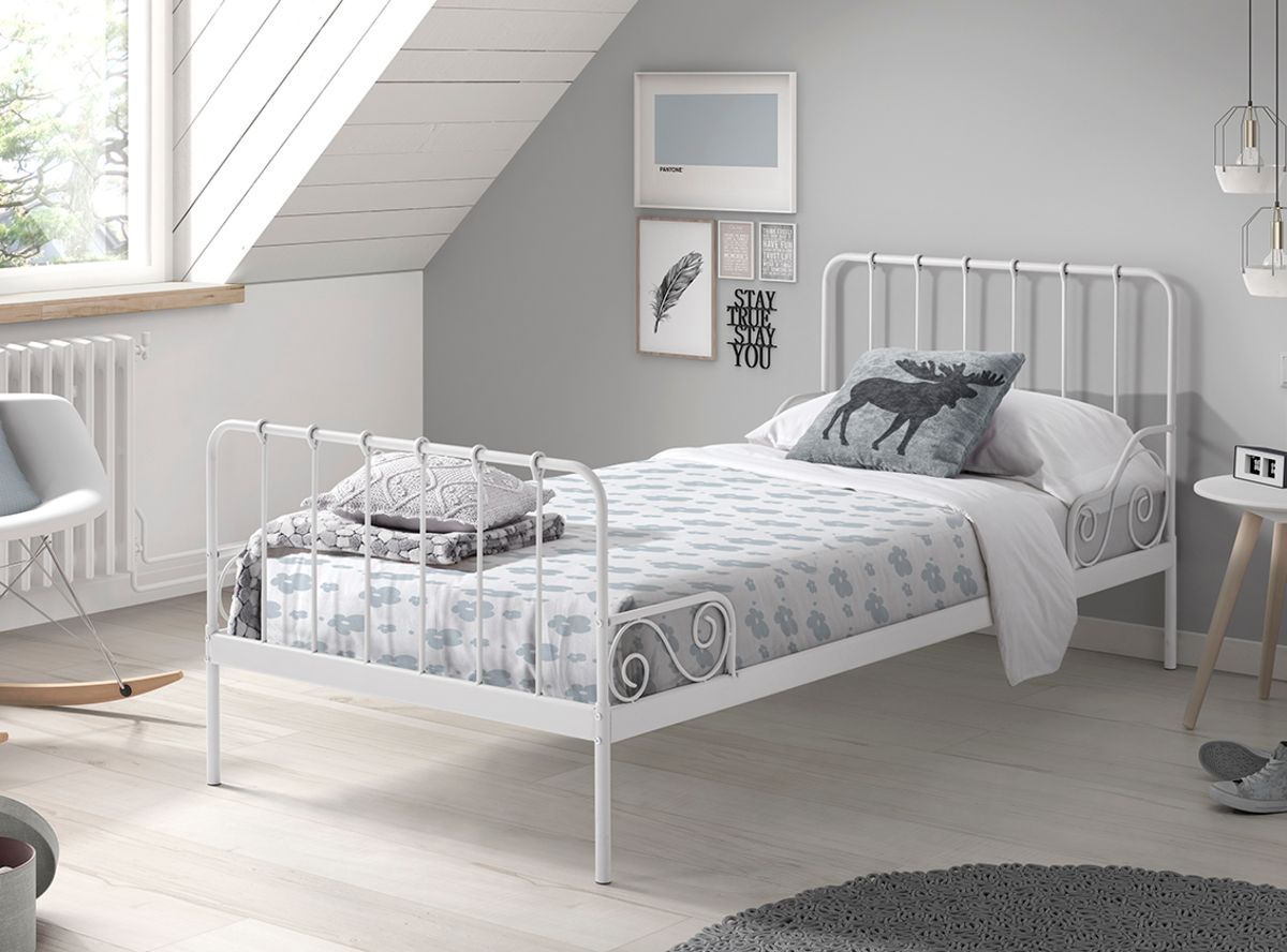 Dětská postel VIPACK FURNITURE Alice bílá 200x90 cm - obrázek 2