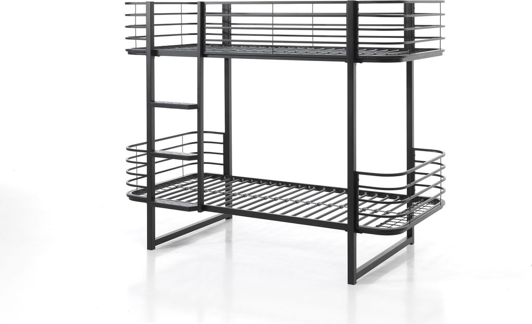 Dětská postel VIPACK FURNITURE Oscar černá 200x90 cm - obrázek 3