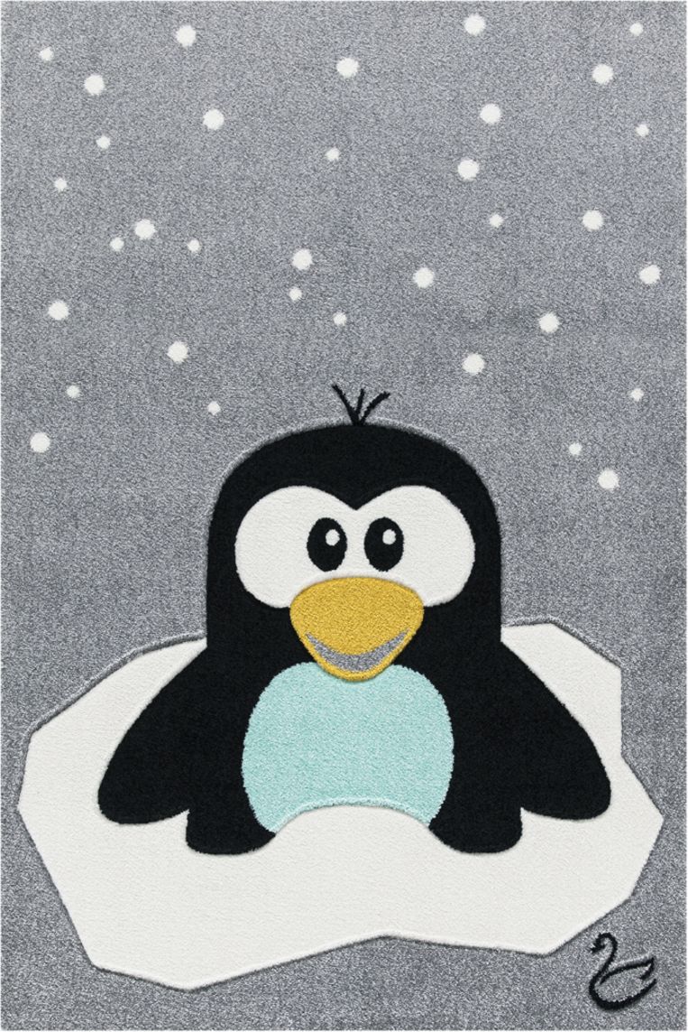 Koberec LIVONE Penguin 18125-0 obdélník 120x180 cm bílá černá - obrázek 1