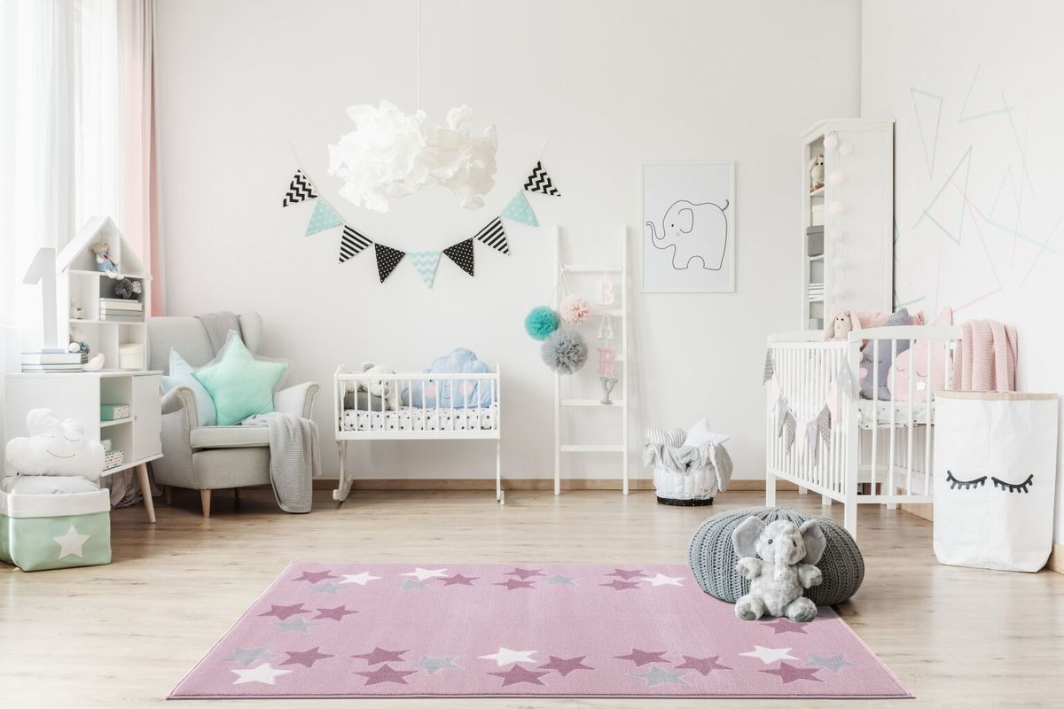 Koberec LIVONE Spring Star 30546-0 160x230 cm růžová - obrázek 1