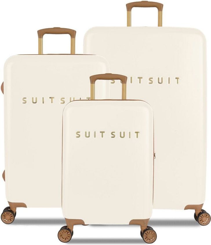 SuitSuit Sada cestovních kufrů TR-7104/3 - Fab Seventies Antique White - obrázek 1