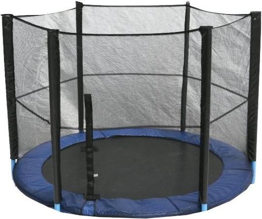 DUVLAN Ochranná síť na trampolínu 244 cm - na 6 tyčí - obrázek 1