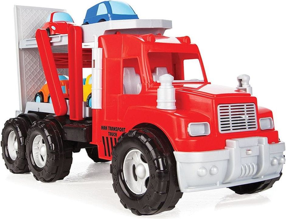 Pilsan Mak Truck Transportní - 4 autíčka 56 cm - obrázek 1