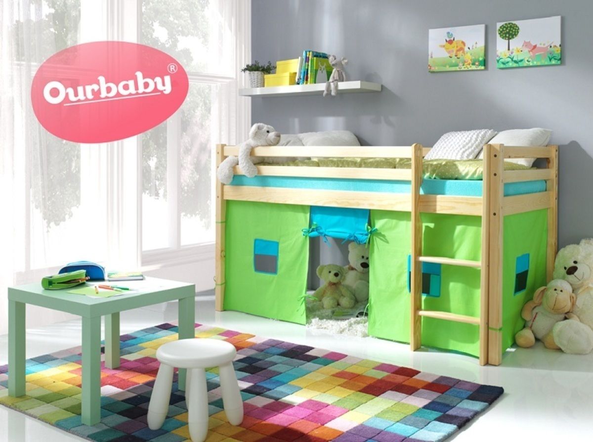 Dětská postel Ourbaby Modo borovice 180x80 cm - obrázek 1