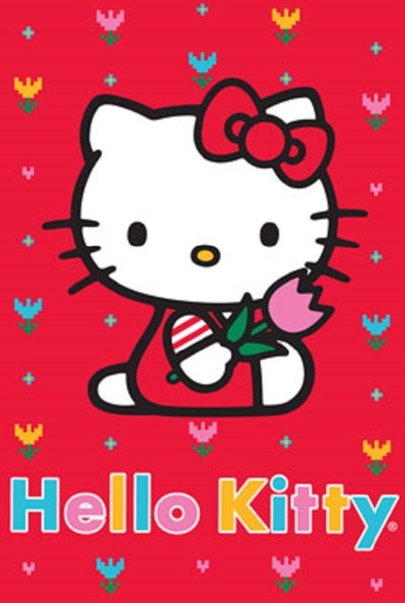 Koberec Ourbaby HELLO KITTY 4700-0 140x200 cm červená - obrázek 2
