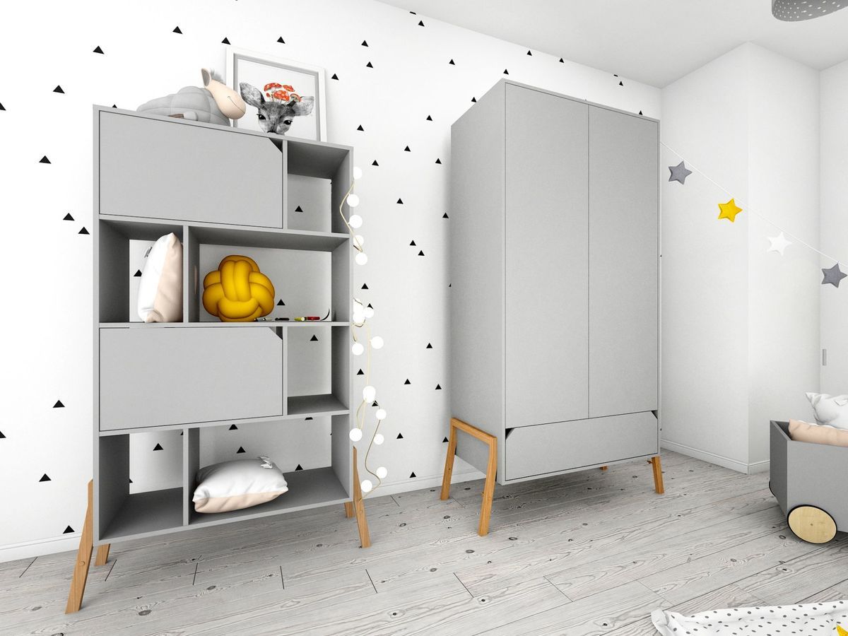 Dětský pokoj Lotti Grey komoda 3 zásuvky / - obrázek 13