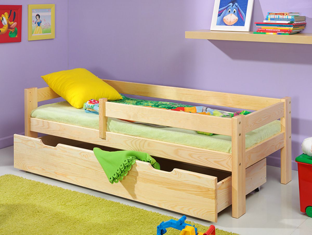 Dětská postel Ourbaby Paul přírodní 180x80 cm - obrázek 1