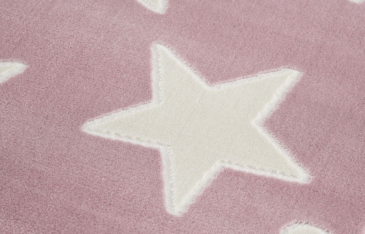 Koberec LIVONE Stars 30536-0 120x180 cm růžová - obrázek 3