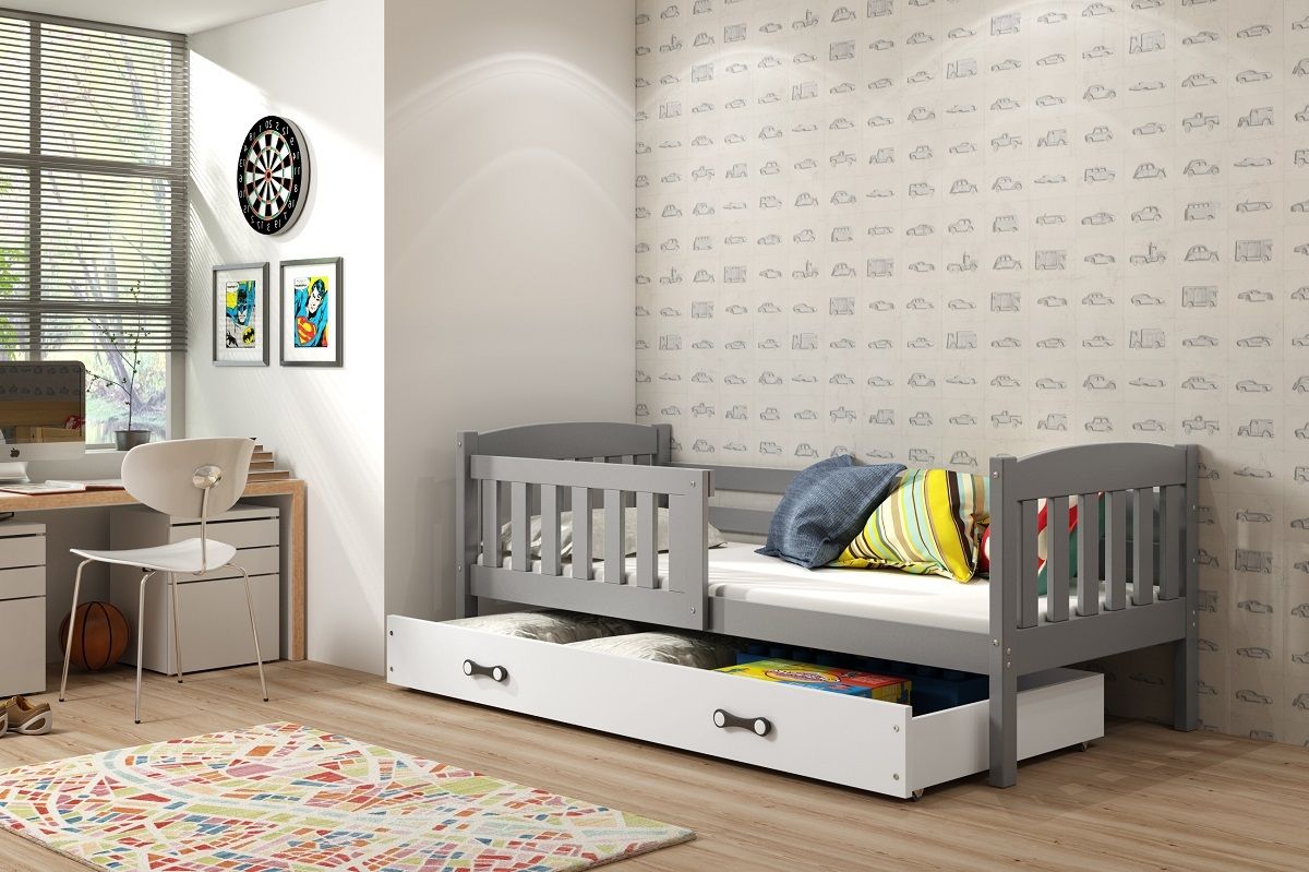 Dětská postel Ourbaby Exclusive šedá 160x80 cm - obrázek 1
