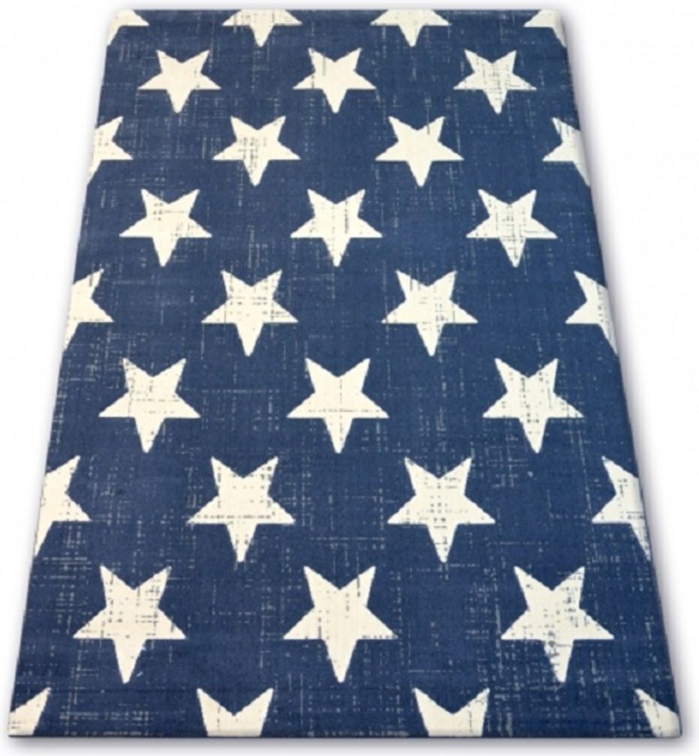Koberec Ourbaby Stars 14316-0 160x230 cm modrá - obrázek 1