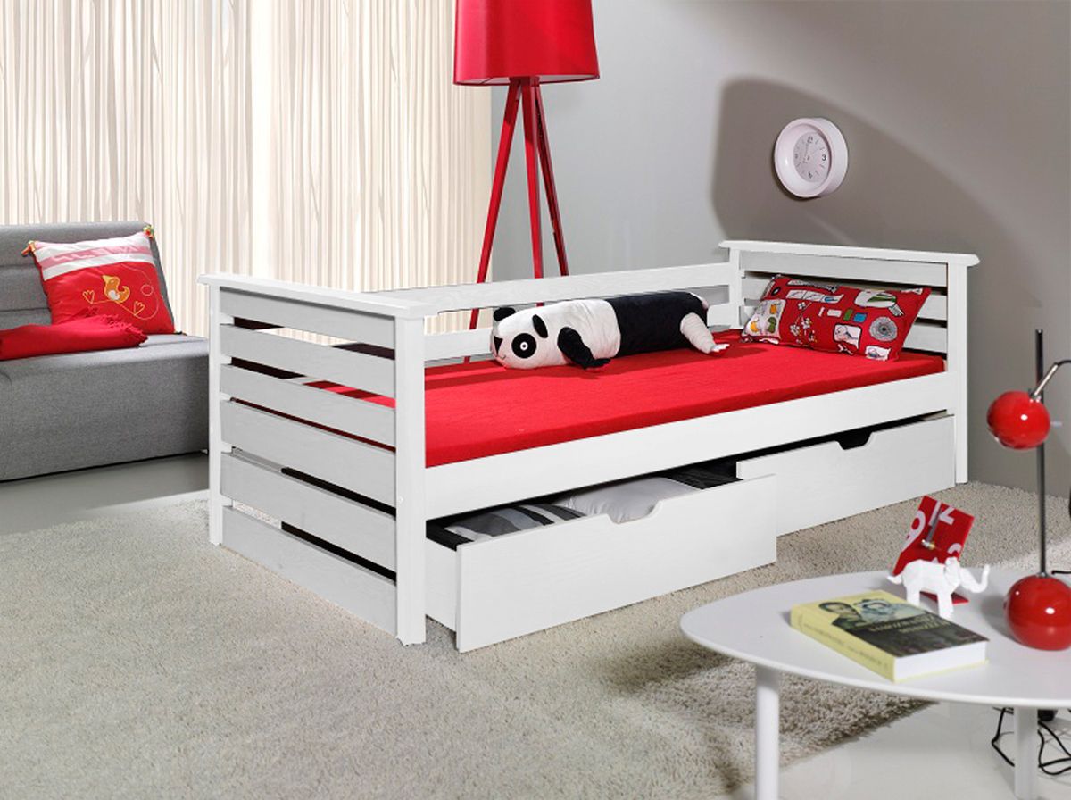 Dětská postel Ourbaby Single bílá 180x80 cm - obrázek 1