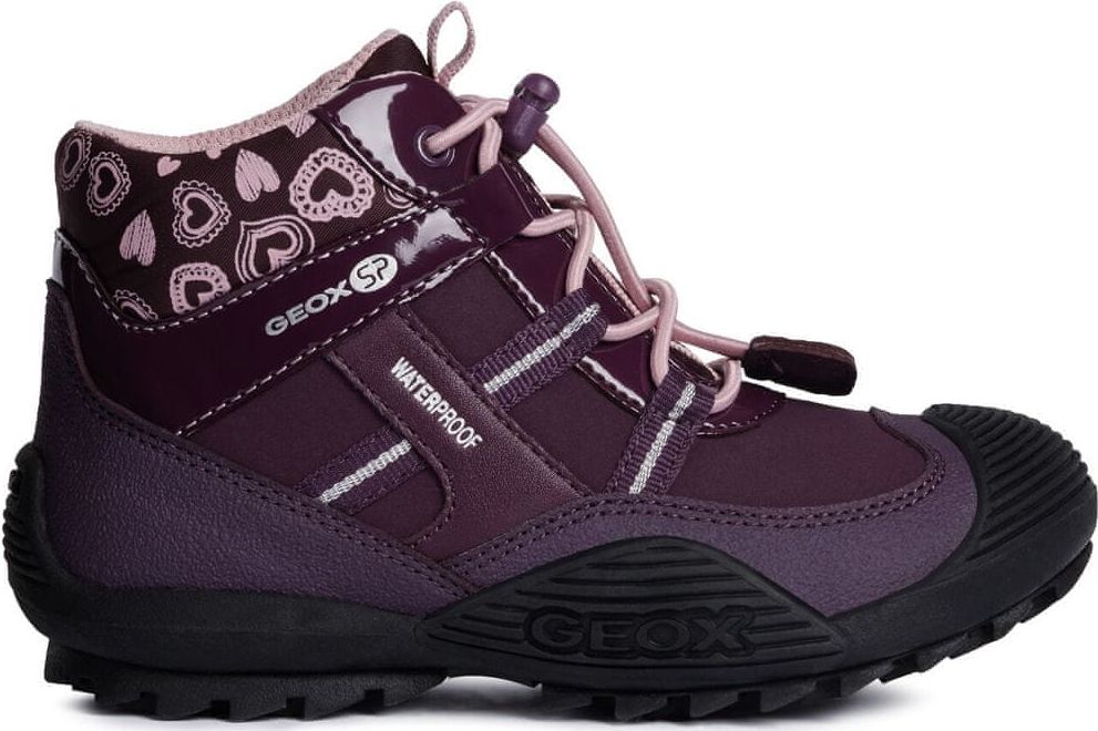 Geox dívčí kotníkové boty Atreus 35 fialová - obrázek 1