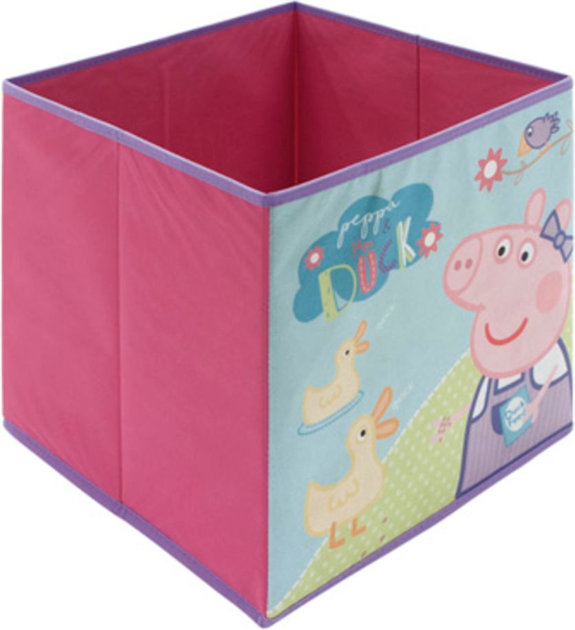 Dětský látkový úložný box Prasátko Peppa - obrázek 1