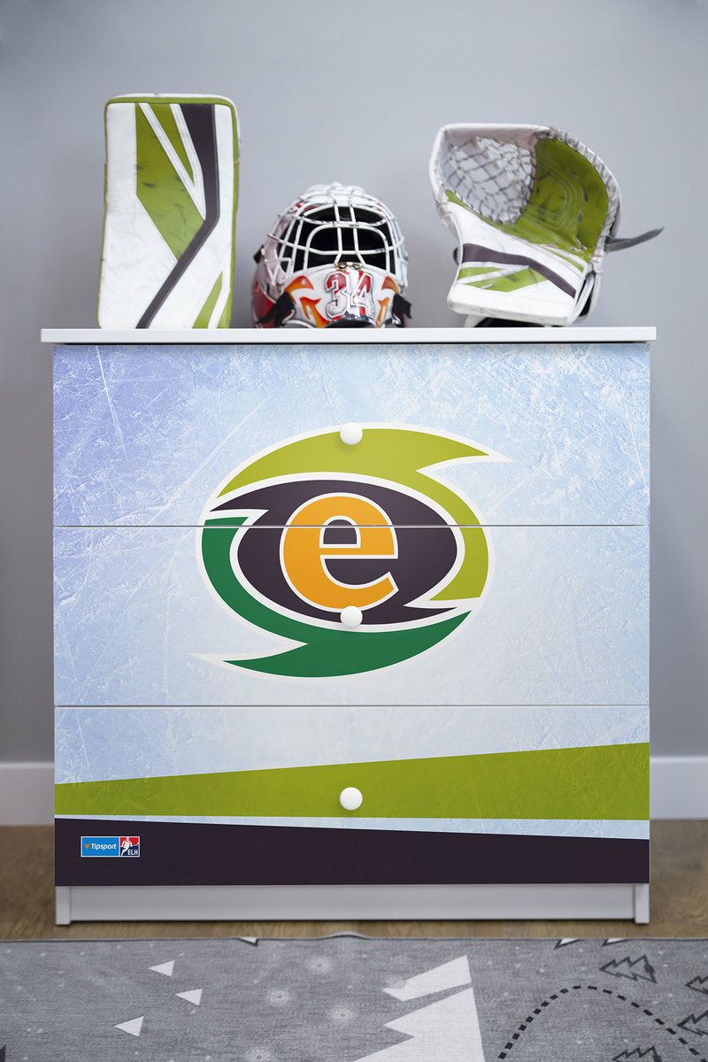 Hokejový pokojíček - HC Energie Karlovy Vary komoda - obrázek 3