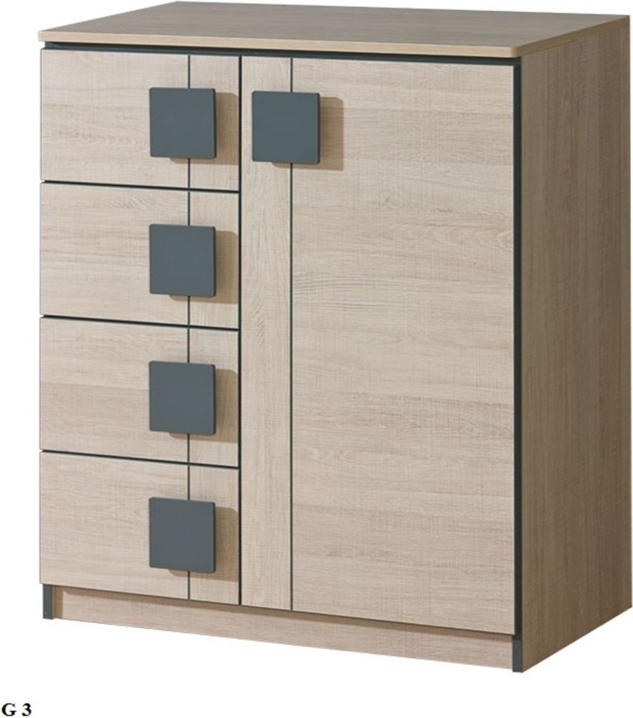 Dětský pokoj Gumi - Šedá matrace 195x80 G13 - obrázek 4