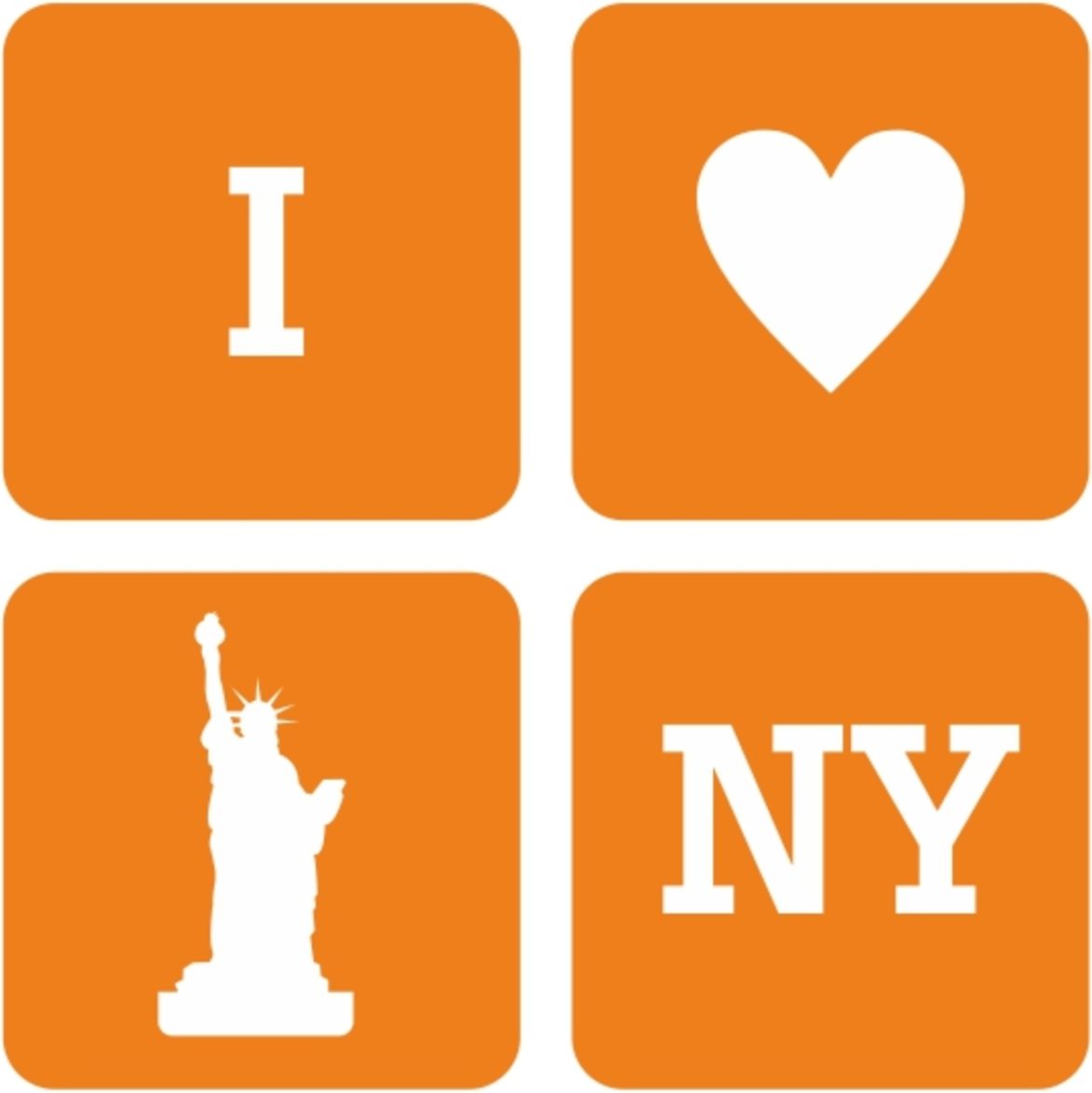Textilní dekorace na stěnu - New York - obrázek 1
