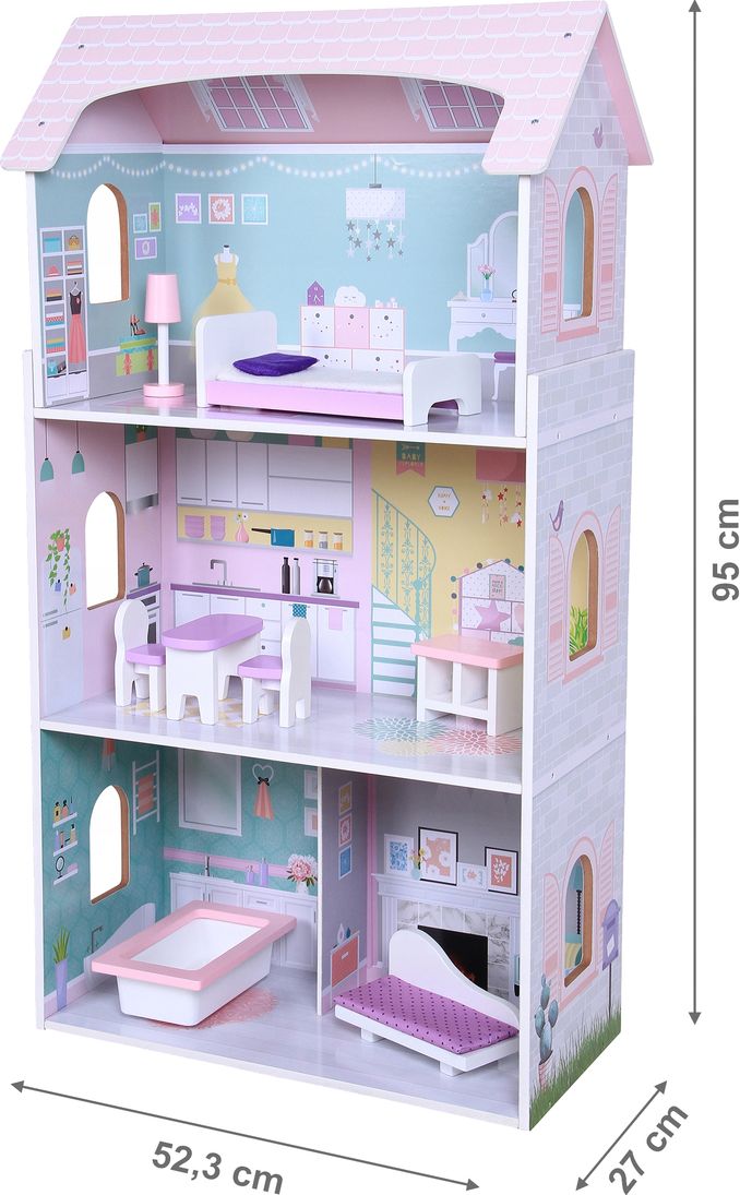 EcoToys Domeček pro panenky - obrázek 3