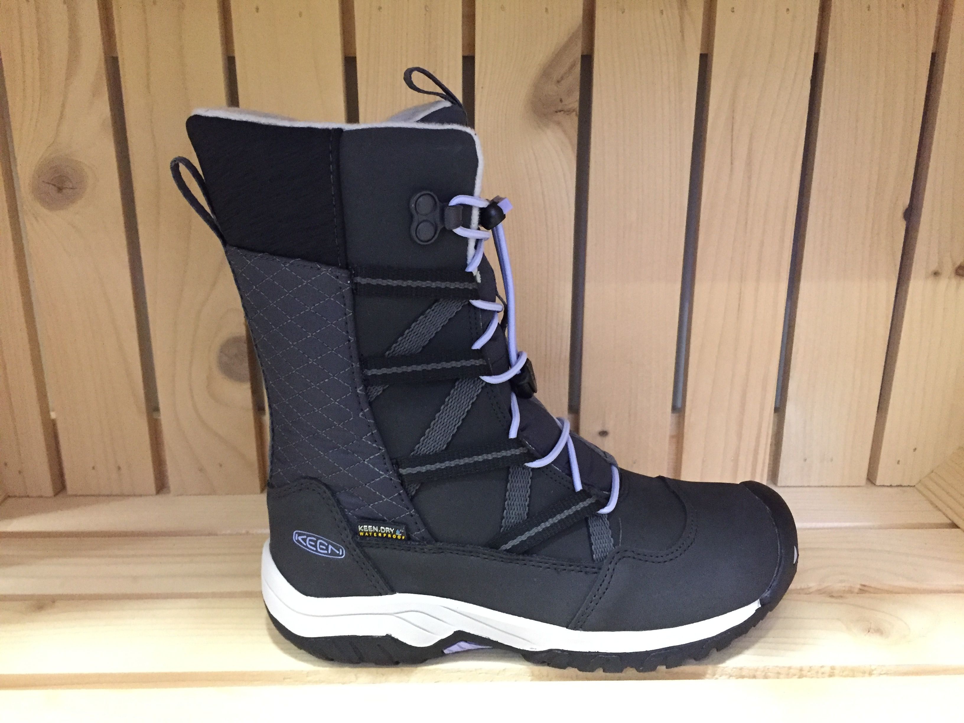Keen Hoodoo WP Black/Sweet Lavender Velikost: 35 - obrázek 3