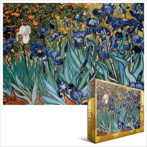 Puzzle EuroGraphics Van Gogh Kosatce 1000 - obrázek 1