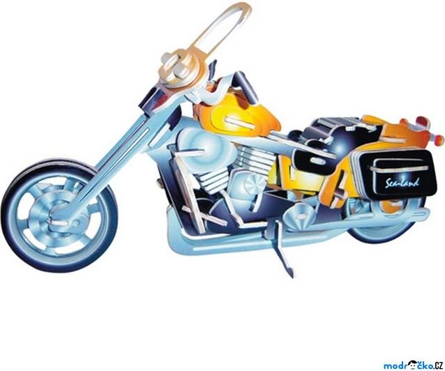 3D Puzzle barevné - Harley Davidson II - obrázek 1