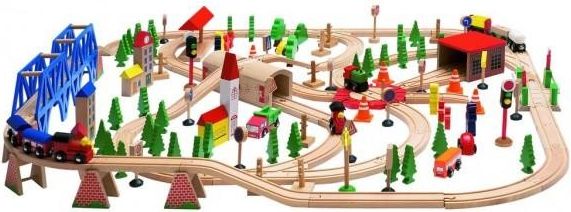 Vláčkodráha Woody - Super Train, 170 dílů - obrázek 1
