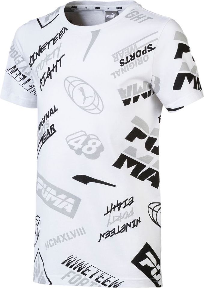 Puma chlapecké tričko Graphic AOP 152 černá - obrázek 1
