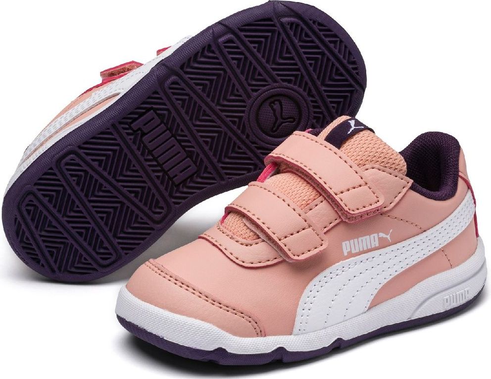Puma Stepfleex 2 SL V PS Peach Bud-White-Indigo 34-35 - obrázek 1