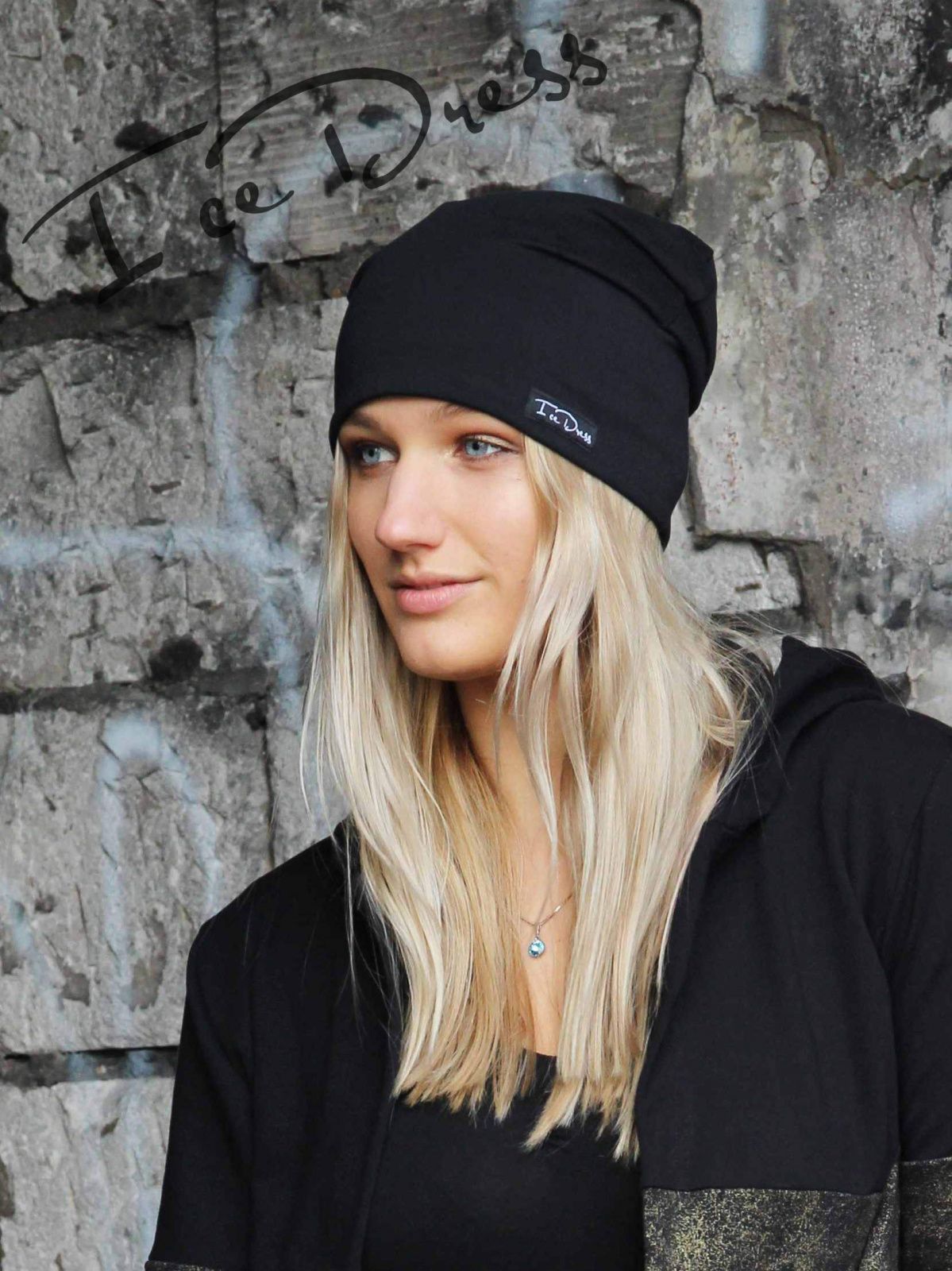 IceDress čepka REALLY BLACK Velikost: Dětská (vel.1) obvod 38-43cm - obrázek 4