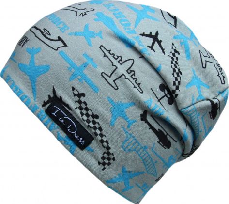 IceDress čepka LETADLA Velikost: Dětská (vel.3) obvod 49-53cm - obrázek 1