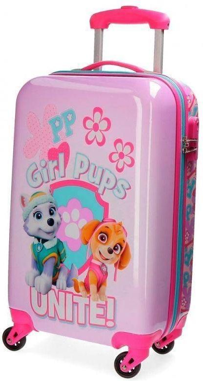 JOUMMABAGS ABS Cestovní kufr Paw Patrol Girls Pups ABS plast, 55x34x20 cm, objem 33 l - obrázek 1