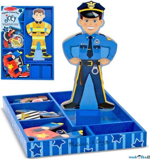 Puzzle oblékání magnetické - Chlapec Joey, 26ks (M&D) - obrázek 1