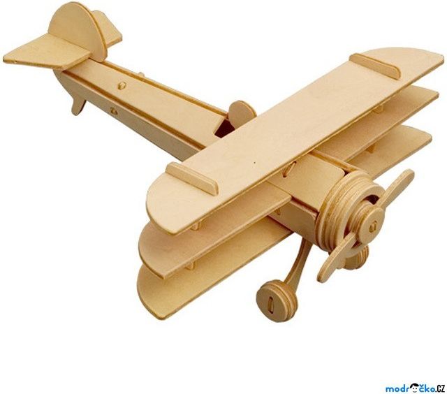 3D Puzzle přírodní - Trojplošník - obrázek 1