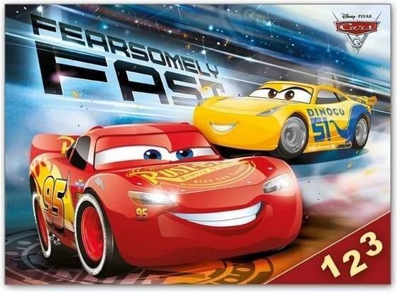 MFP Desky na číslice Cars - obrázek 1