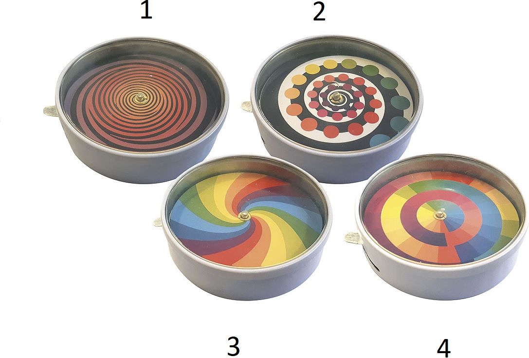 Vilac Kovový hypnotizér spirála 1ks barevné čtverce - obrázek 1