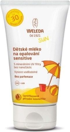 Weleda Dětské mléko na opalování Sensitive SPF 30 150 ml - obrázek 1