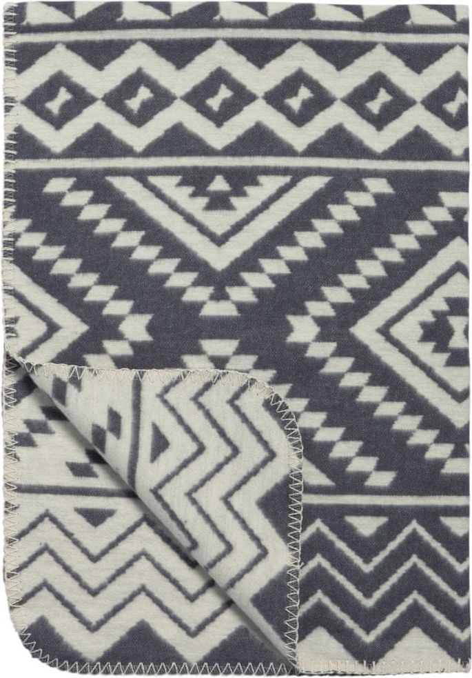 Meyco Deka 75x100 cm Premium Flanel Ethnic grey - obrázek 1