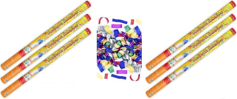 Konfety Párty barevné 80 cm 6 ks - obrázek 1