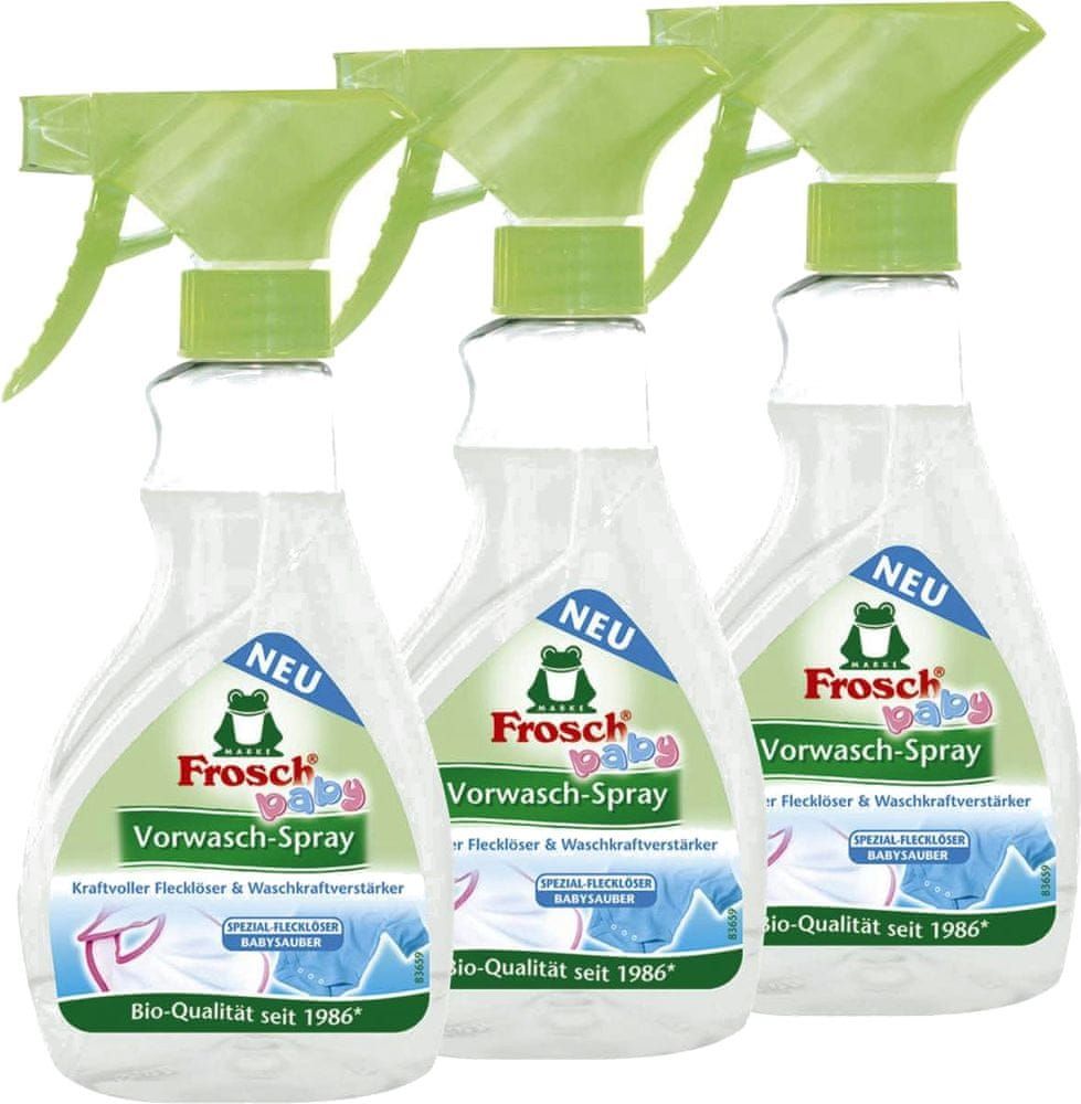 Frosch EKO Sprej na skvrny na kojeneckém prádle 3x300ml - obrázek 1